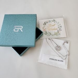 Ross-Simons Sterling Silver Heart Necklace